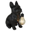 Globo DOGLI LED Solarleuchte Hund für Außenbereich IP44 3000 Kelvin