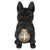 Globo DOGLI LED Solarleuchte Hund für Außenbereich IP44 3000 Kelvin