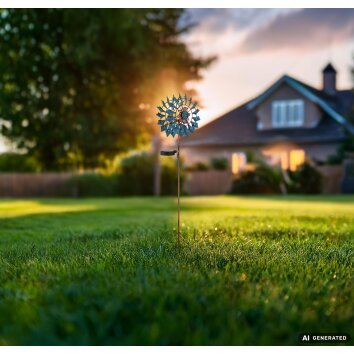 ROSALI Tulpe Solarleuchte Gartenstecker für Außenbereich LED IP44 3000 Kelvin 6 Watt