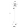 Globo ROSALI LED Solarleuchte Gartenstecker Rose für Außenbereich IP44 3000K 6W