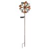 Globo ROSALI LED Solarleuchte Gartenstecker Rose für Außenbereich IP44 3000K 6W