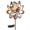 Globo ROSALI LED Solarleuchte Gartenstecker Rose für Außenbereich IP44 3000K 6W