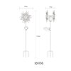 Globo ANORA Pusteblume / Löwenzahn Solar-Gartenstecker LED IP44 Akku-/Batteriebetrieben