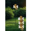 Globo CORALIE LED Solarleuchte Bienen-Figur Gartenfigur für Außenbereich IP44 3000 K