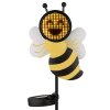 Globo CORALIE LED Solarleuchte Bienen-Figur Gartenfigur für Außenbereich IP44 3000 K