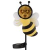 Globo CORALIE LED Solarleuchte Bienen-Figur Gartenfigur für Außenbereich IP44 3000 K