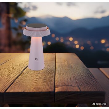Globo MIRALIE LED Solarleuchte für Wegbeleuchtung, IP54, 400 lm, 1800/2700/3000 K