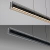 SCHÖNER WOHNEN-Kollektion LENA LED längliche Esstisch-Pendelleuchte 105 cm Rauchglas