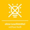 Schöner Wohnen-Kollektion TRAVENTA Wandleuchte Wandlampe aus Beton, beige, Travertin, IP20