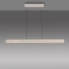 Schöner Wohnen-Kollektion Adriana Round sandfarbene LED Esstisch-Pendelleuchte Länge 160 cm