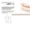 Schöner Wohnen-Kollektion Adriana Round sandfarbene LED Esstisch-Pendelleuchte Länge 160 cm