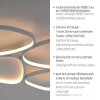 SCHÖNER WOHNEN-Kollektion PEBBLES LED-Deckenleuchte in Kieseloptik 3000 Kelvin 4820 Lumen 35,5 Watt