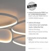 SCHÖNER WOHNEN-Kollektion PEBBLES LED-Deckenleuchte in Kieseloptik 3000 Kelvin 4820 Lumen 35,5 Watt