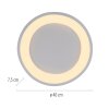 SCHÖNER WOHNEN-Kollektion MONTA halbrunde LED Deckenleuchte 3000K 2870 lm 21W