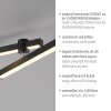 SCHÖNER WOHNEN-Kollektion STRAIGHT längliche verstellbare LED Deckenleuchte 3000 K 3250 lm 27 W