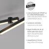 SCHÖNER WOHNEN-Kollektion STRAIGHT längliche verstellbare LED Deckenleuchte 3000 K 3250 lm 27 W