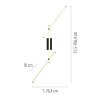 SCHÖNER WOHNEN-Kollektion STRAIGHT längliche verstellbare LED Deckenleuchte 3000 K 3250 lm 27 W