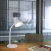 Leuchten Direkt LED Tischleuchte PIXIE mit Bogenarm, verstellbar, 3000 Kelvin warmweiß
