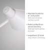Leuchten Direkt LED Tischleuchte PIXIE mit Bogenarm, verstellbar, 3000 Kelvin warmweiß