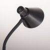 Leuchten Direkt LED Tischleuchte PIXIE, gebogener Arm, 3000 Kelvin warmweiß, verstellbar