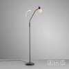 Leuchten Direkt Stehlampe LOKI, flexibler Bogenarm, verstellbar, 3000 Kelvin warmweiß