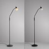 Leuchten Direkt Stehlampe LOKI, flexibler Bogenarm, verstellbar, 3000 Kelvin warmweiß