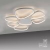 Leuchten Direkt LED Deckenleuchte PEBBLES mit Memoryfunktion, 3000 Kelvin warmweiß