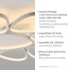 Leuchten Direkt LED Deckenleuchte PEBBLES mit Memoryfunktion, 3000 Kelvin warmweiß