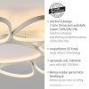 Leuchten Direkt LED Deckenleuchte PEBBLES mit Memoryfunktion, 3000 Kelvin warmweiß