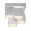 Leuchten Direkt LED stufige Würfel-Deckenleuchte TETRIS, weiß, 3000 Kelvin warmweiß
