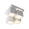 Leuchten Direkt LED stufige Würfel-Deckenleuchte TETRIS, weiß, 3000 Kelvin warmweiß