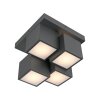 Leuchten Direkt LED Deckenleuchte TETRIS mit versetzten Quadern, 3000 Kelvin warmweiß