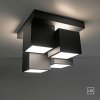 Leuchten Direkt LED Deckenleuchte TETRIS mit versetzten Quadern, 3000 Kelvin warmweiß