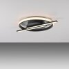 Leuchten Direkt LED Ring-Deckenleuchte KORSA mit Querbalken, 3000 Kelvin warmweiß
