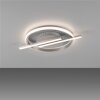 Leuchten Direkt LED Deckenleuchte KORSA mit Memoryfunktion, 3000 Kelvin warmweiß