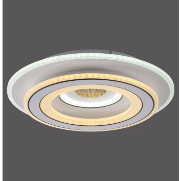 Leuchten Direkt LED flache Deckenleuchte TOLAGO, Lichtfarbe einstellbar 2700-5000 Kelvin