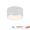 Leuchten Direkt LED Zylinder-Deckenleuchte TANIKA mit Memoryfunktion, 3000 Kelvin warmweiß