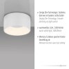 Leuchten Direkt LED Zylinder-Deckenleuchte TANIKA mit Memoryfunktion, 3000 Kelvin warmweiß