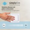 Leuchten Direkt LED Zylinder-Deckenleuchte TANIKA mit Memoryfunktion, 3000 Kelvin warmweiß