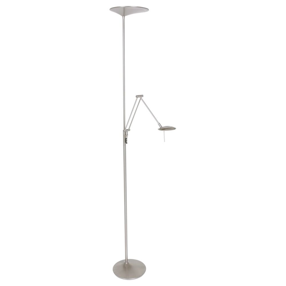 Steinhauer Zodiac Deckenfluter LED Edelstahl, 2-flammig main product photo