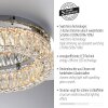 Leuchten Direkt LED Deckenleuchte KULUNKA, facettierte Prismen, 3000 Kelvin warmweiß