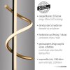 Leuchten Direkt LED Tischleuchte EMANDA mit Messing-Spirale, 3000 Kelvin warmweiß