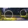 Leuchten Direkt LED Ring-Erdspießleuchte ZIRKULU, runder Rahmen, 3000 Kelvin warmweiß
