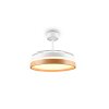 Reality Weißer LED Deckenventilator Volda, Lichtfarbe einstellbar 2700-6500 Kelvin