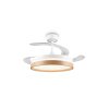 Reality Weißer LED Deckenventilator Volda, Lichtfarbe einstellbar 2700-6500 Kelvin