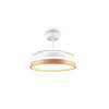 Reality Weißer LED Deckenventilator Volda, Lichtfarbe einstellbar 2700-6500 Kelvin