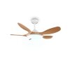 Reality LED Deckenventilator mit Beleuchtung Flen, Lichtfarbe einstellbar 2700-6500 Kelvin