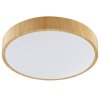 Brilliant moderne LED Deckenleuchte Teranon, flach und rund, 3000 Kelvin warmweiß