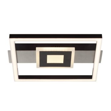 Brilliant quadratische LED-Deckenleuchte Baldo mit Memoryfunktion, 3000 Kelvin warmweiß