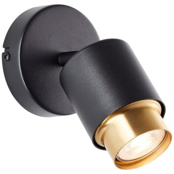 Brilliant Zylinder-Wandstrahler Covelo, dreh- und schwenkbarer Kopf, 3000 Kelvin warmweiß